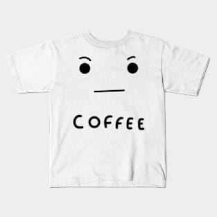 Coffee Face Kids T-Shirt